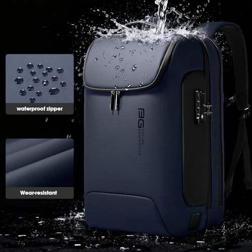 Image of BANGE Anti-Theft Backpack with USB Charging Port 17.3 Inch Business Laptop Backpack
