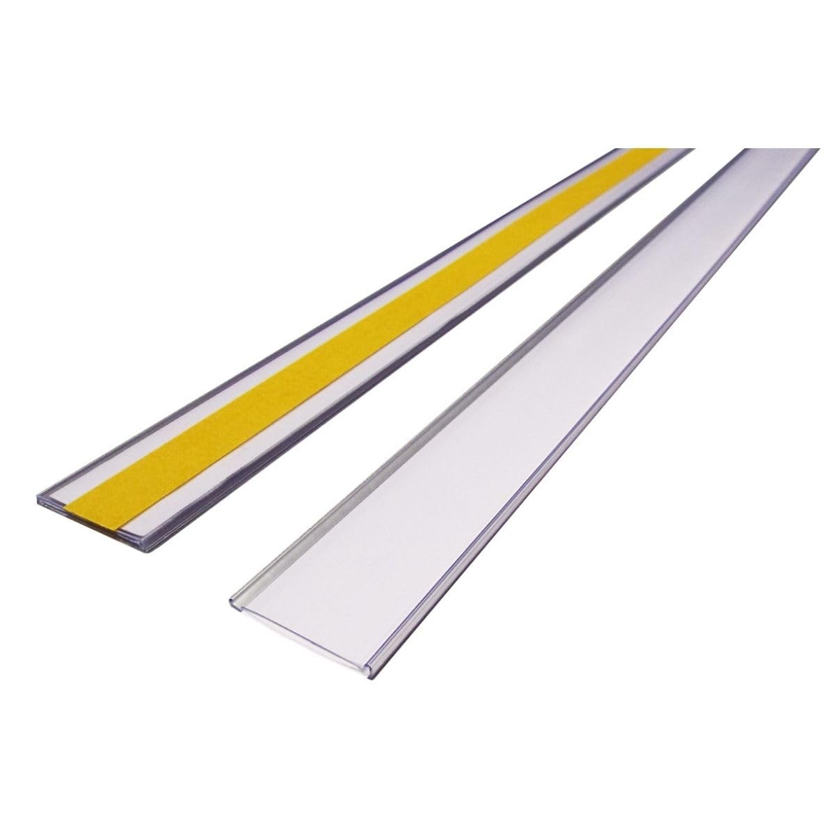 Beaverswood Self-Adhesive Ticket Holder, Identify Locations - Shelving And Racking Use, H.38X W. 1M, Pack of 10