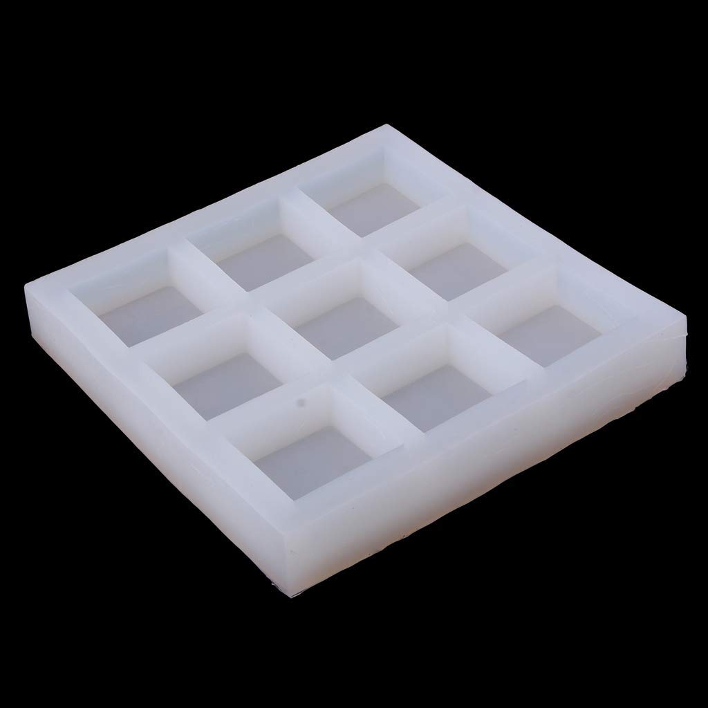 9 Hohlraum Silikon Backform Schokoladenform Silikonform für Handgemachte Fondant Kuchen Schokolade usw