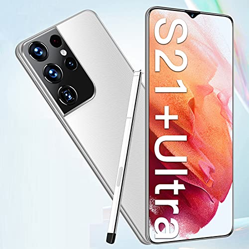 Unlocked Cell Phones, Android 10.0 Smart Phone HD Full Screen Phone, Dual SIM Unlocked Smartphones, 2+16GB RAM 6.7inch Touch Screen Mobile Cell Phone, Best for Father Childrens Christmas Gift (White)