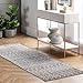 nuLOOM Moroccan Blythe Runner Rug, 2' 8" x 8', Dark Grey