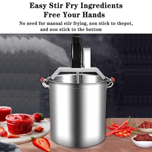 Impastatrice, impastatrice elettrica, macchina per cucinare in acciaio inossidabile per marmellate, cioccolato, pasta, zuppe, salse, agitatore