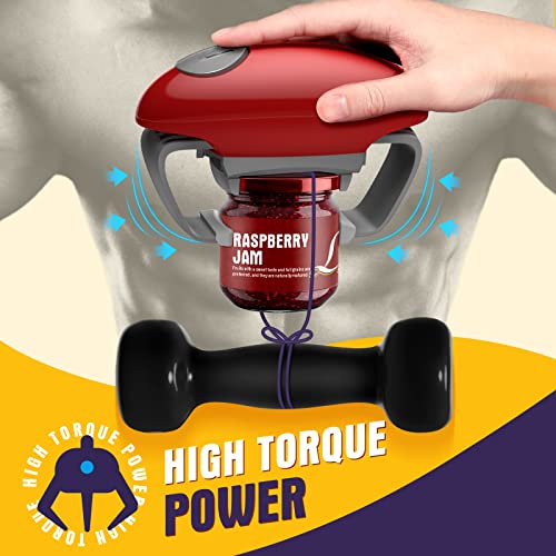 Electric Jar Opener,Restaurant Automatic Jar Opener,Kitchen Automatic Jar Opener With Arthritis,Women,Chef,Elderly,Bottle Opener For Weak Hands #TOP6