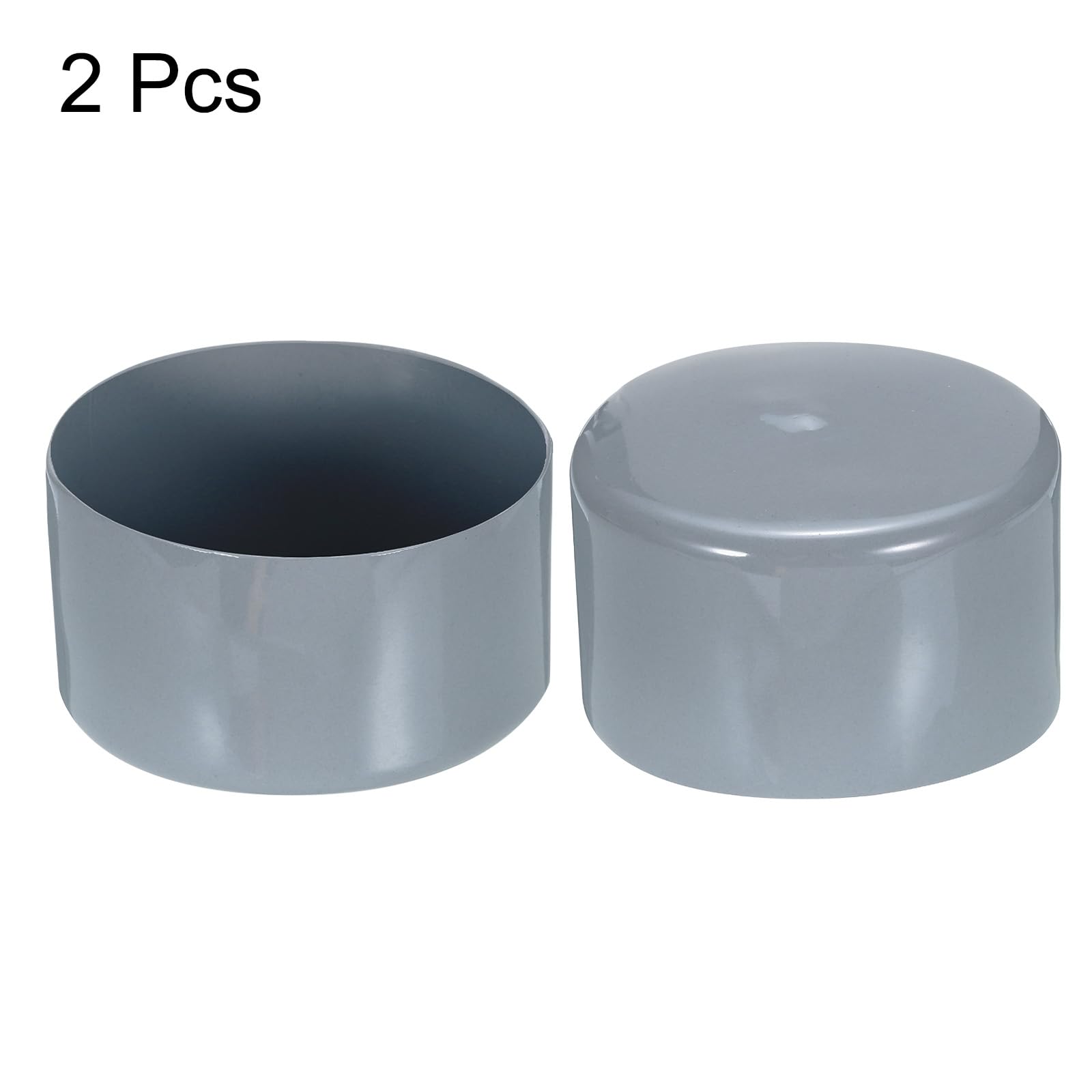10pcs Black Rubber End Caps - 1 1/8-inch (29mm) ID Round Screw Thread Protectors