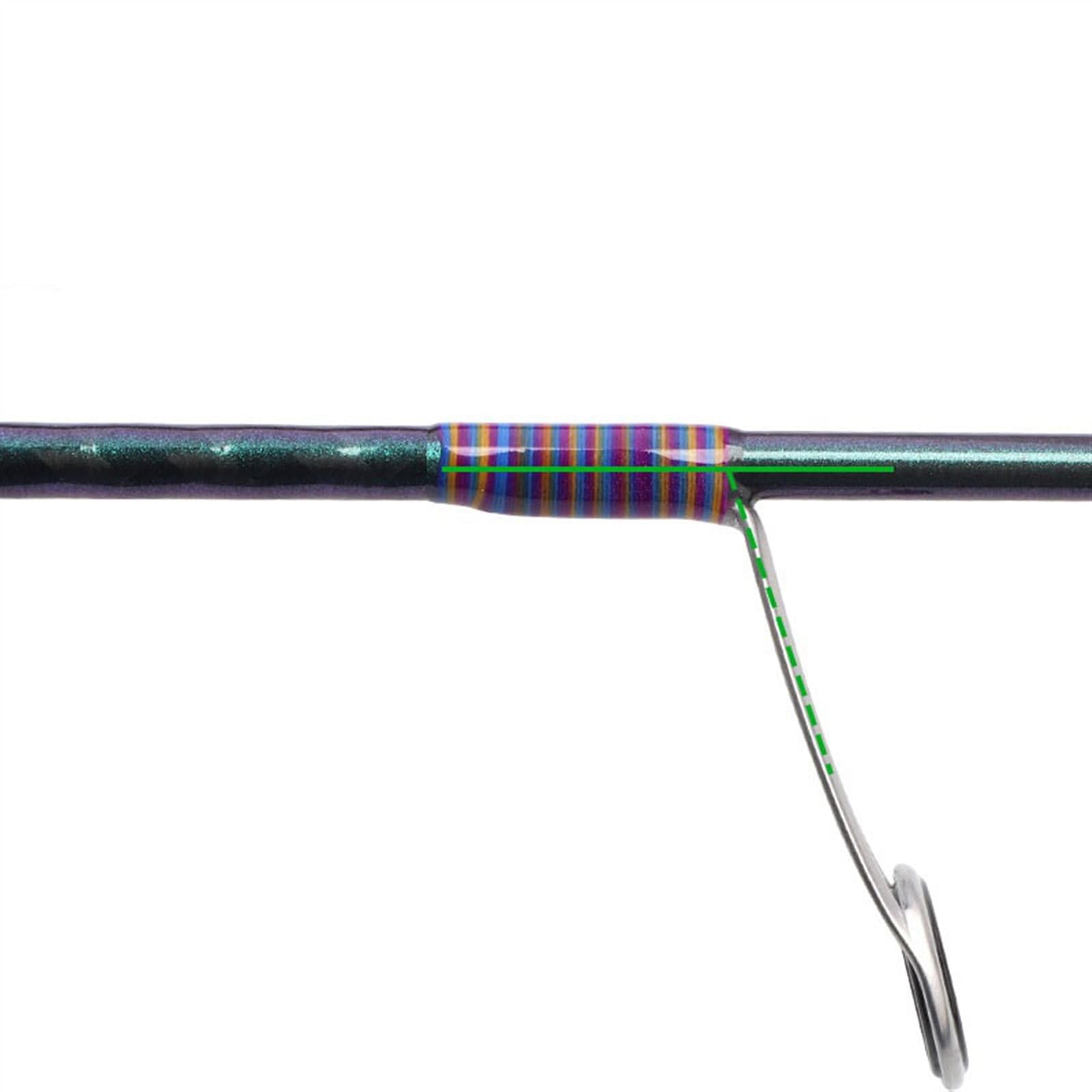Viajes Señuelo de caña Pescar Ultraligera Carbono, línea 0,6-8g, con Punta UL 2-6lb for Trucha Agua Dulce