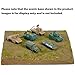 INGWETECH Mini Steel-Ball Roller Military Vehicle Toy 6 Pcs Set: PCL-181 | BTR80 | M35 Truck | HQ-17 | HQ7B Missile/Radar Scale 1:144