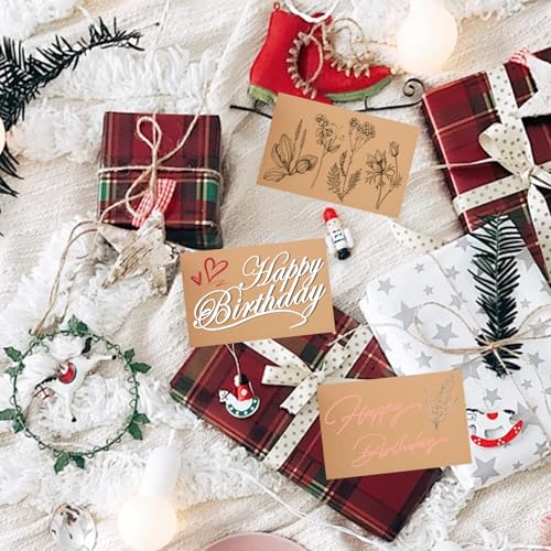 Coriver Kraftpapier A4, 100 Blatt, 21 x 29,7 cm- DIN A4 Papier, 200 g Dickes Papier Bastelpapier, Pappe Blätter aus Kraftkarton, Braunes Papier für Büro Hochzeit Geschenke Etiketten