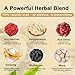Ginseng Five Treasure Tea - Kidney Tea Formula Ginseng Five Treasure Wubao Herbal Cleanse Chinese Teas for Men Women (1Pack(25Bags))