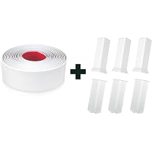 COUKIU Self Adhesive 4 Inch x 60 Feet Baseboard Molding TrimS100 and 4inchWidth 3 Inner + 3 Outer CornersWhite...