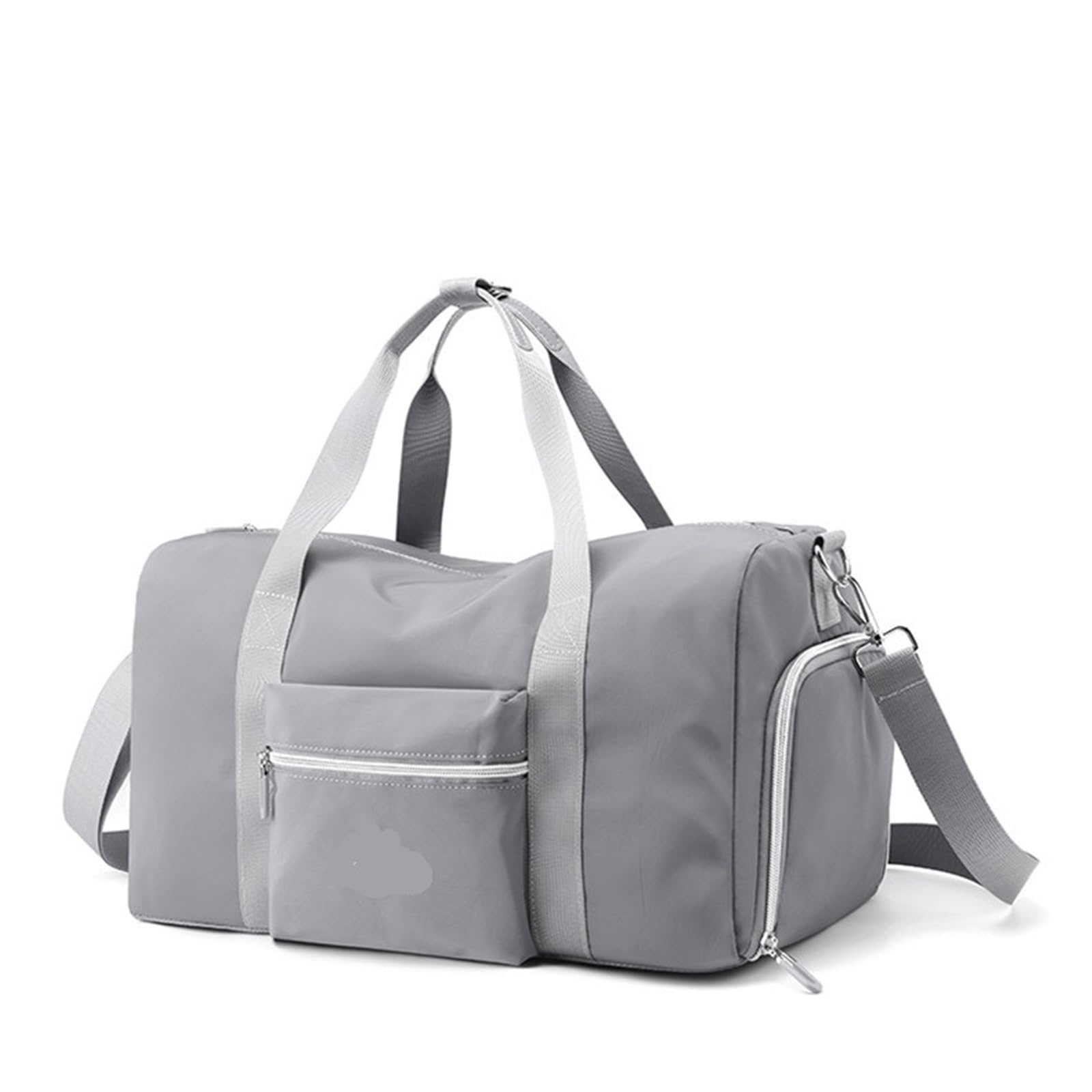 Sporttasche Large Women Hand Luggage Travel Handbags Ladies with Shoe Compartmen Crossbody Bag Swimming Shoulder Bag Tote Sports Gym Bag(Gray)