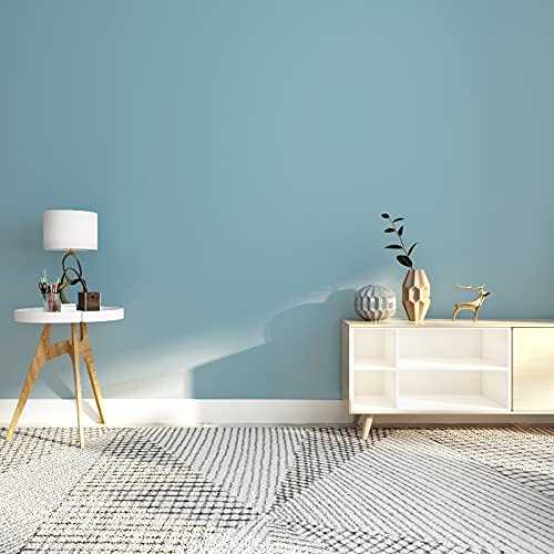 Veelike 15.7''X118'' Ocean Blue Wallpaper Peel And Stick Thickening Self Adhesive Blue Contact Paper Waterproof Decorative Vinyl Film For Walls Countertops Cabinets Shelf Drawer Liners Bedroom Kitchen #TOP3