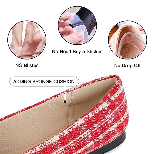 Image of MUSSHOE Black Flats for Women Pointed Toe-Comfortable Business Casual Work Shoes, Dressy Suede Slip On with Memory Foam for Office, Teacher & Standing All Day