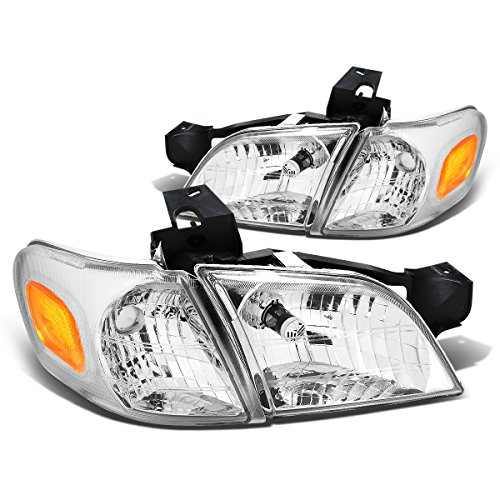 DNA MOTORING HL-OH-CV974P-CH-AM Headlight Assembly, Driver & Passenger Side