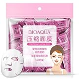 mascarilla facial tela garnier La máscara comprimida de 100 piezas adopta un tejido de algodón natural no tejido, no tejido, sin irritación y seguro.