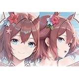 [YAORUI] サクラチヨノオー 抱き枕カバー ウマ娘 2wayトリコット 50*160cm 両面プリント 人気キャラクター 等身大 アニメ萌えグッズ だきまくら 同人グッズ 長い枕 横向き寝 (EX版)
