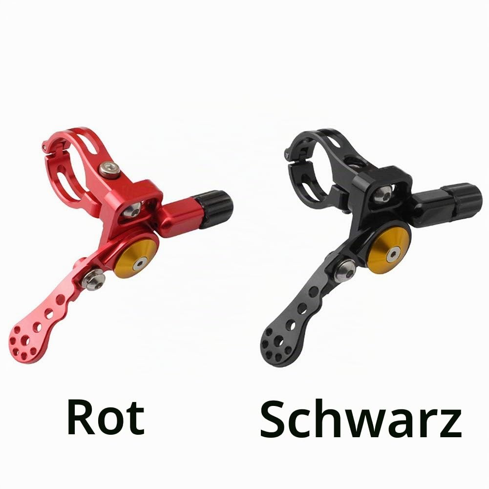 Fernbedienung mit Tropfer für Mountainbike-Sattelstütze mit 2 Schlüsseln – Aluminiumlegierung, Fernbedienung mit abnehmbarem Tropfer, verstellbar