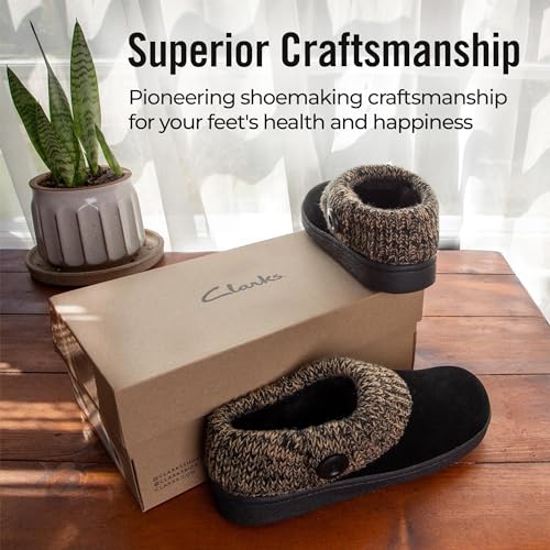 Clarks Women's Knit Scuff Slipper4