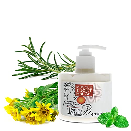 Pferdebalsam Bálsamo de caballo Bálsamo de Tigre Gel Termorelajante Bálsamo de alivio dolor muscular Espalda, Rodilla, Articulaciones, Musculos 300 ml