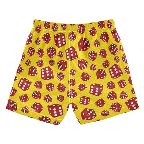 Red Dices Poker Suits Boys Swim Trunks Toddler Swim Shorts Little Boys Bathing Suit Swimsuit Toddler Boy Swimwear2