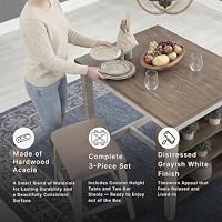 Signature Design by Ashley Skempton 3-Piece Counter Height Dining Table Set — image 7