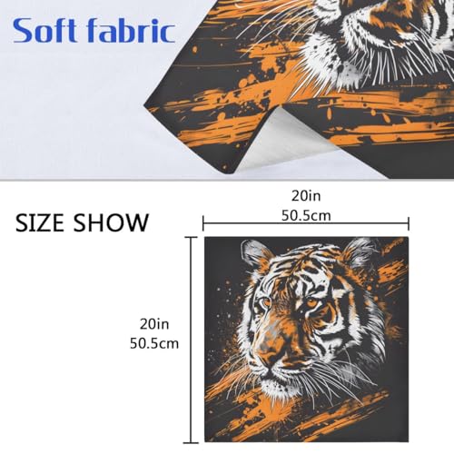 Servilletas de Tela Tiger Scratches 6pz 20x20 Pulgadas miniatura 2