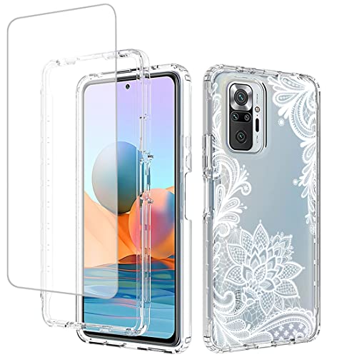 Coque Redmi Note 10 Pro Max Verre Trempé Housse Protection Intégrale Silicone Mandala
