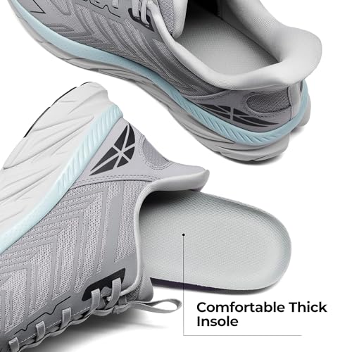 Image of ALLSWIFIT Mens Slip On Walking Shoes Running Sneakers | Comfortable, Tennis, Breathable, Non Slip, Cushion, Lightweight, Athletic, Gym, Workout, Cross Training, Fashion