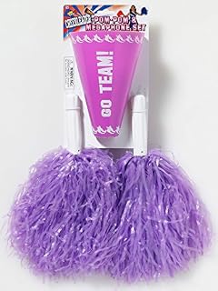 Forum Novelties Cheer Pom & Megaphone - Purple