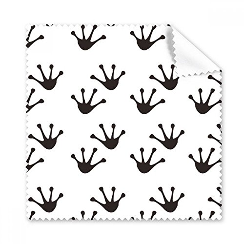 Cadeau tissu grenouille empreintes animaux pour protection et nettoyage de lunettes 5pcs