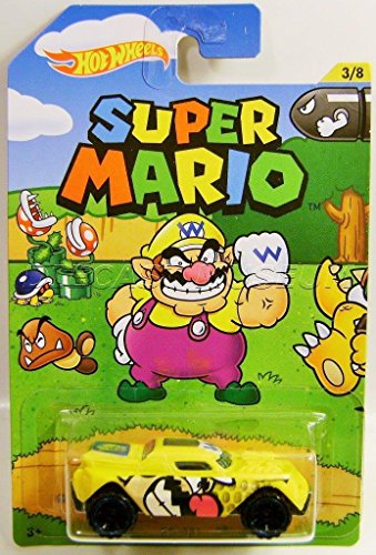 RD-08 WARIO SUPER MARIO BROTHERS NINTENDO SERIES HOT WHEELS DIECAST 2016 RARE