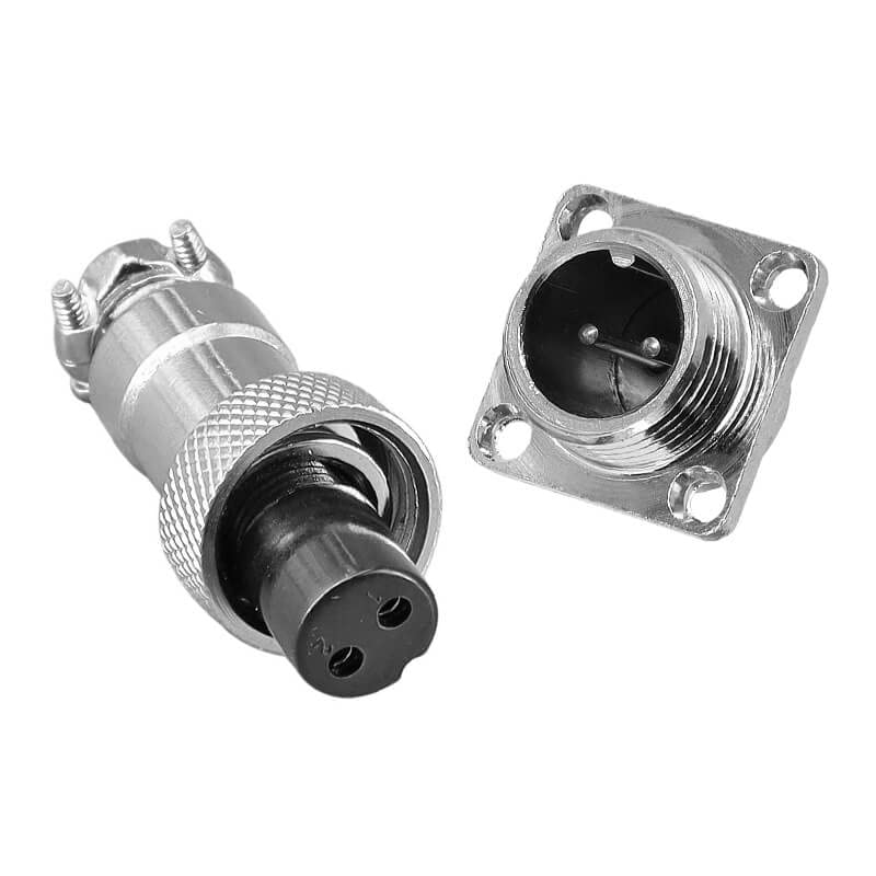 Amazon.com: GX12 2Pin Metal Aviation Panel Mount Male Female