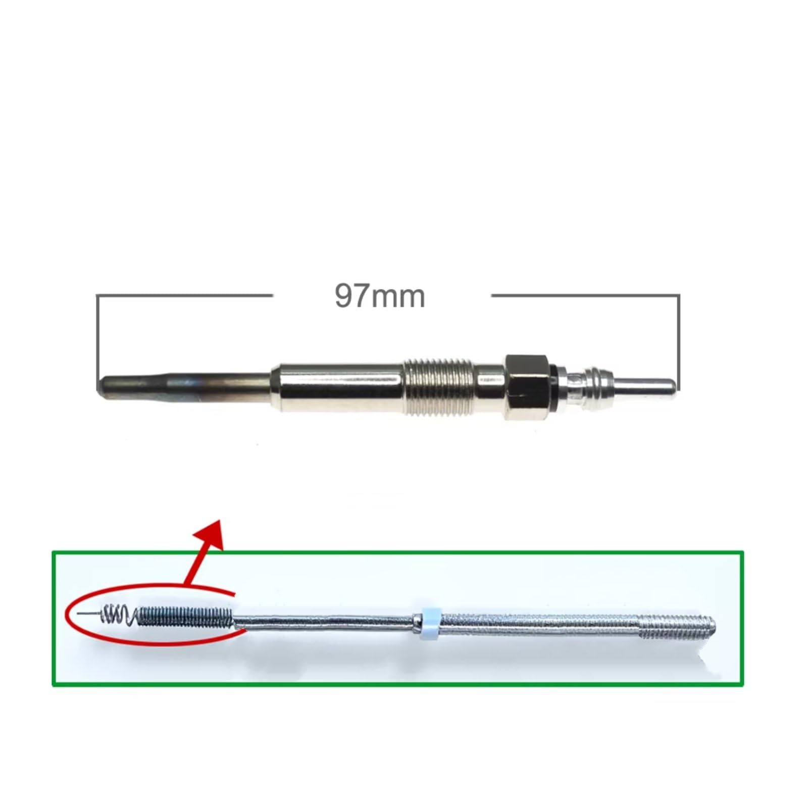 Compatibile con Per Passat 2005 2006 2007 2008 2009 2010 N10591603 Riscaldatore Candelette Riparazione Parti Ricambio Candeletta Diesel Auto