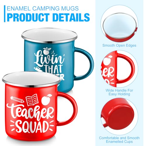 Set de 12 Tazas de Esmalte para Docentes 12 oz miniatura 3
