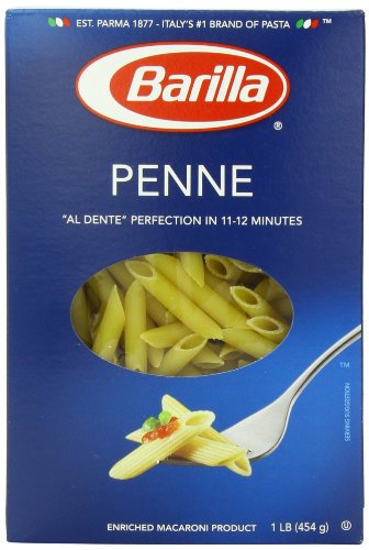 Barilla Pasta, Penne, 16 Ounce (Pack of 12)