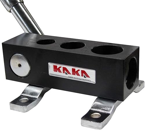 KAKA Industrial RA-5 Muesca manual para tubos, 1", 1-14", 1-12" (diámetro interior), capacidad de muesca, peso ligero, muesca de tubo de acero de