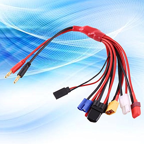 8 in 1 Lipo Akku Ladekabel, Multi-Stecker Set Kit, Ladeadapter für Universal Anwendungen, DIY Blanker Draht Set, T-Dean, XT60, EC3, Futaba, JST Stecker, für RC, Drohnen, Elektrowerkzeuge – Bild 6