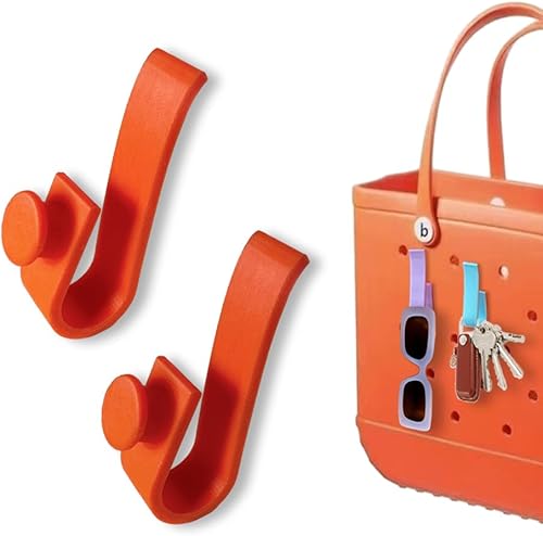 Miniatura 8 de Ganchos para bolsas Bogg, portavasos y lentes de sol, compatible con bolsa de mano y bolsa Bogg (azul oscuro)