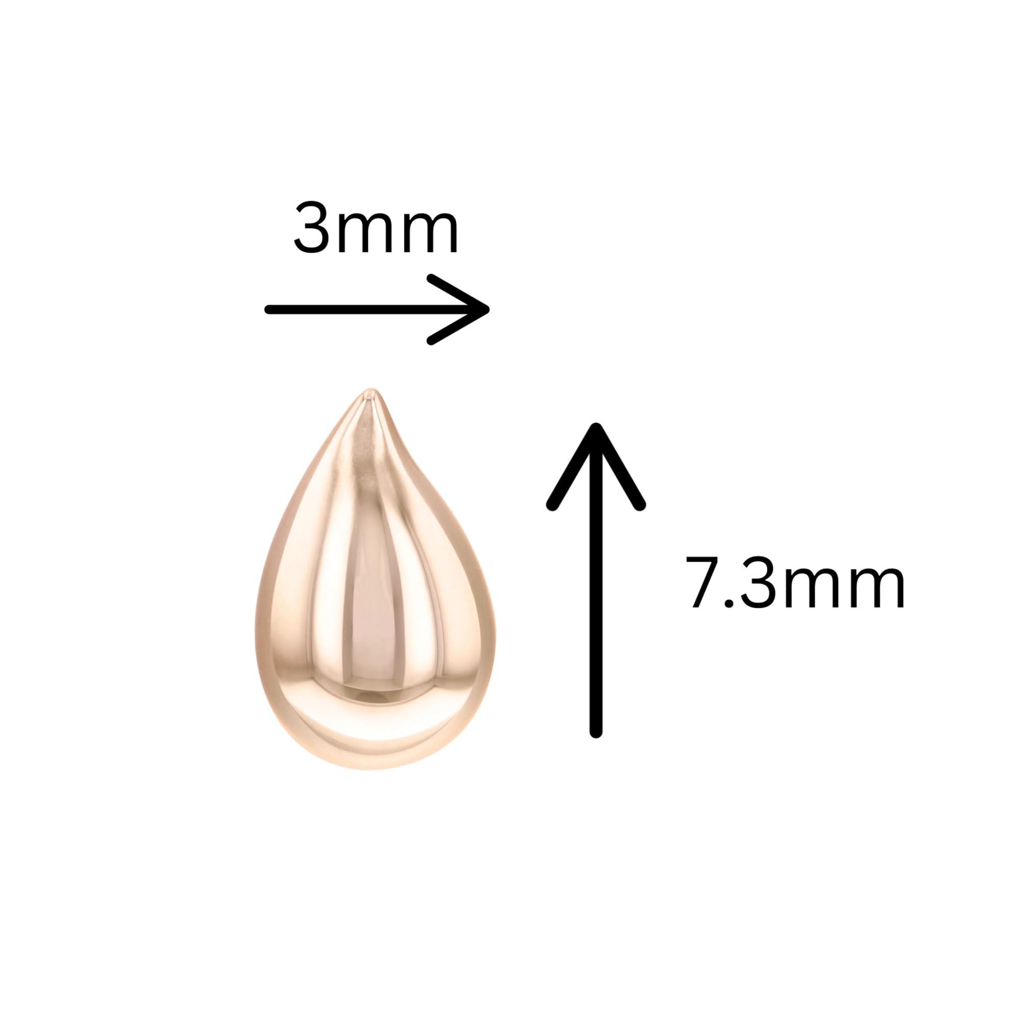 Calvin Klein Pendientes de Botón para Mujer Colección SCULPTURED DROPS en Acero Inoxidable - Disponible en Oro u Oro Rosa