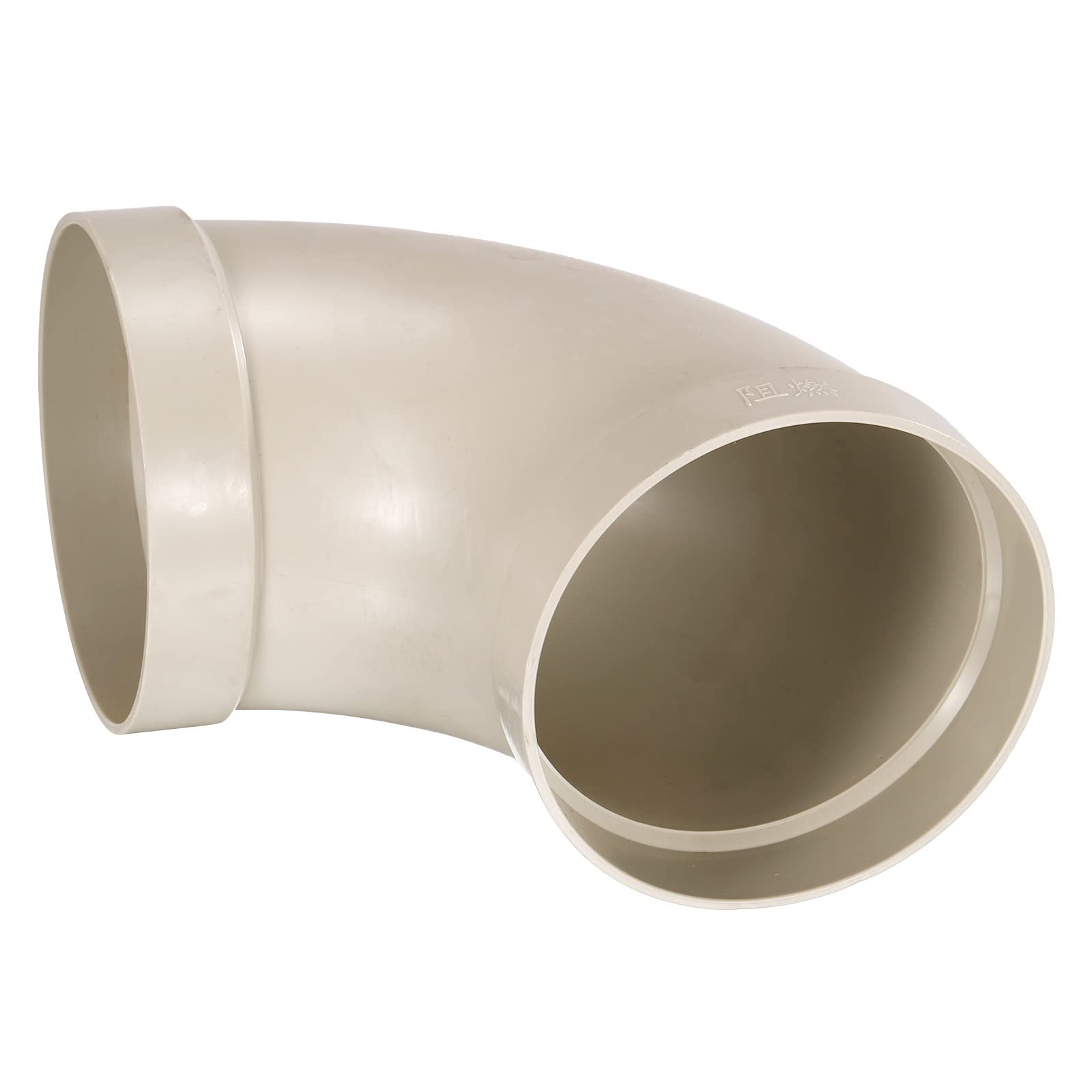 PATIKIL 5" ID Gomito 90 Gradi Condotto Tubo Connettore, Ventilazione Tubo Flessibile Ignifugo Adattatore per Fai da Te Casa Fabbrica Industriale Sfiato Sistemi