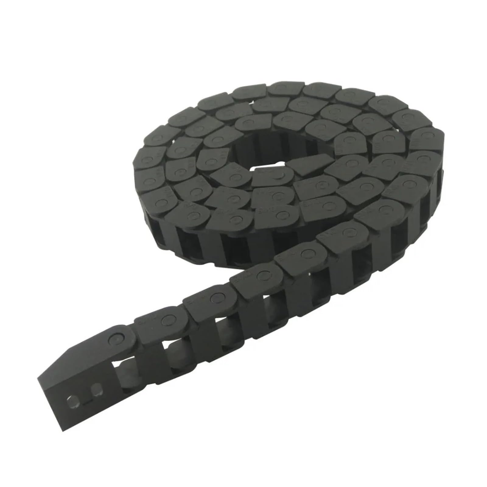 Equipos industriales Cadenas de transmisión Cadena de Arrastre de Cable de Nailon Reforzado con plástico, tamaño Interno de 10x15mm, L1050mm Cadenas de transmisión