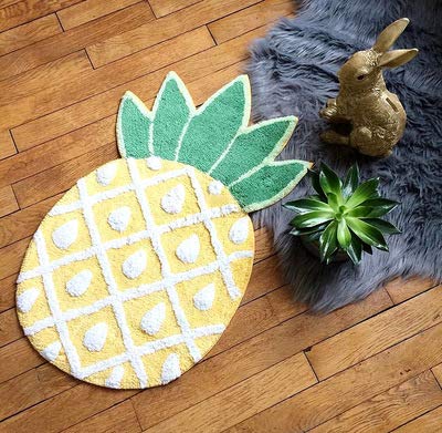 Watooma Paillasson Haut de Gamme | Tapis de propreté pour entrée de Gamme dans de Nombreuses Tailles  Paillasson pour Porte intérieure et extérieure (41 x 75 cm), Ananas
