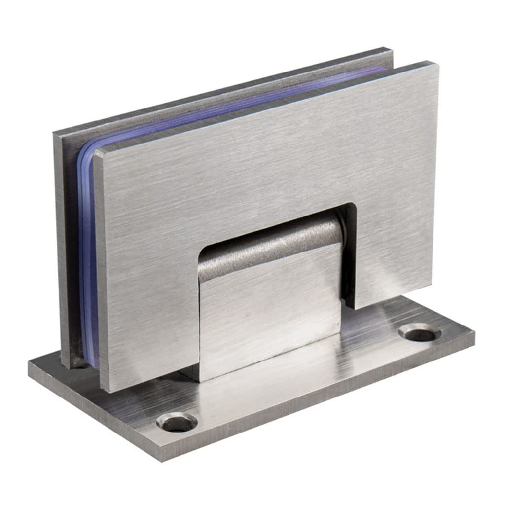 Myxjx Parent Hinges, 90 Degree Shower Door Stainless Steel Hinge Clamp Wall Bracket For Bathroom 8-12Mm Thick Glass