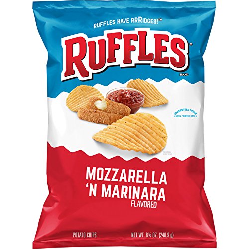 Ruffles Mozzarella & Marinara Flavored Potato Chips, 8.5 Ounce