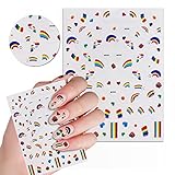 Cute Rainbows & Unicorns Nail Stickers & Decals