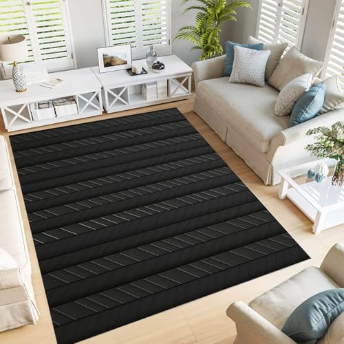 Alfombra comoda de 180 x 270 cm que evita resbalones en salones 3
