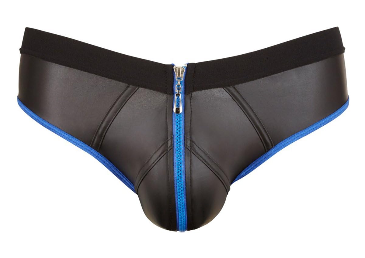 Svenjoyment Slip Jock String pour Homme Noir/Bleu Taille M