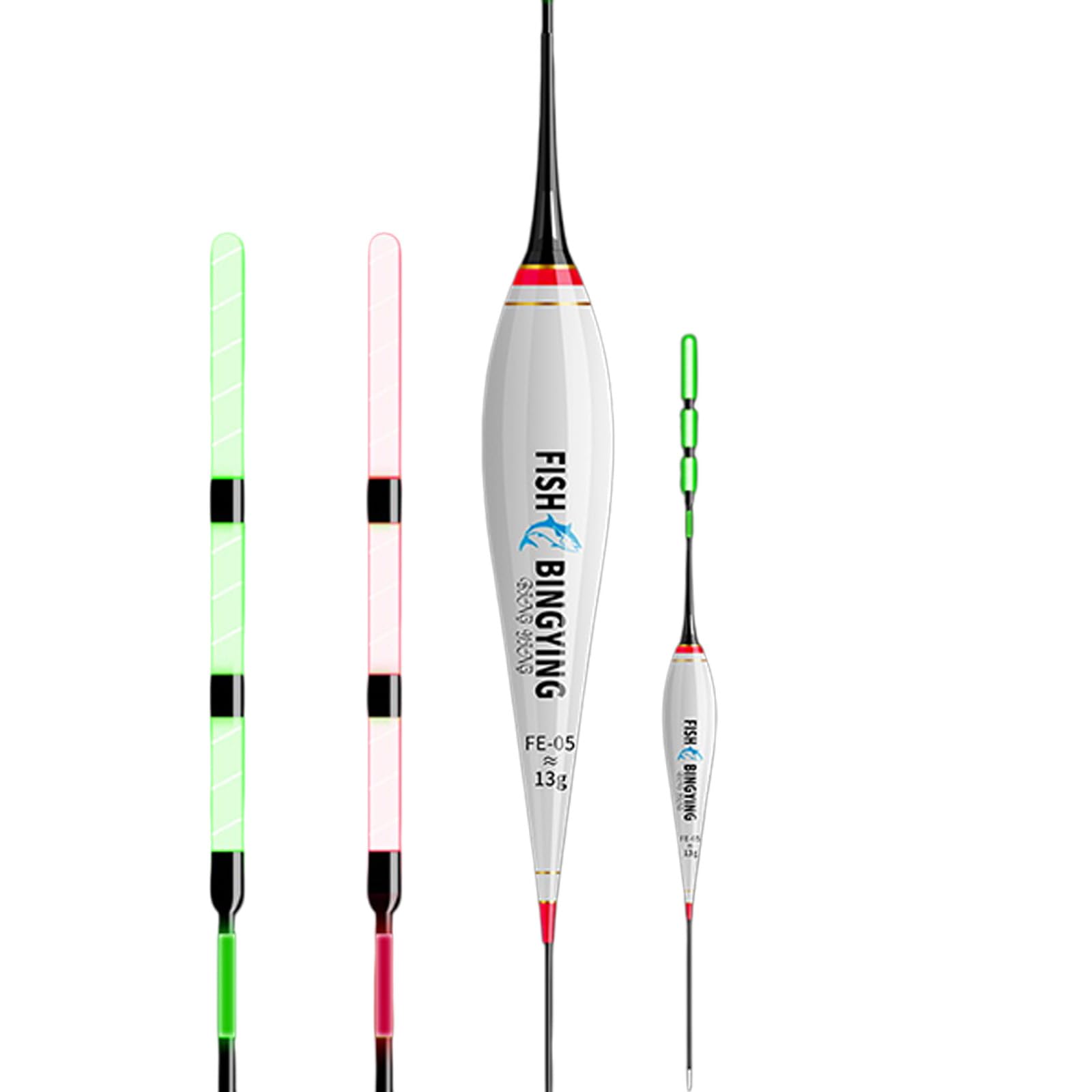 ljhnba Fishing Electronic Float with Bright LED Light Color Changing Bites Float Fishing Gear for Stable Gear
