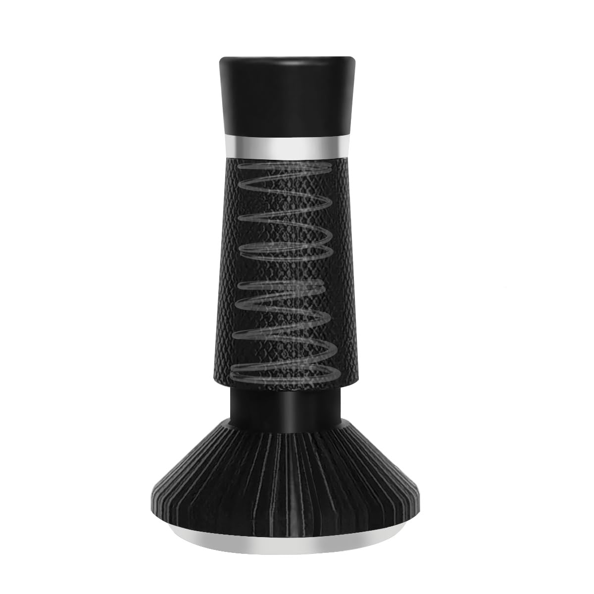 Pressino per caffè espresso da 51 mm, caricato a molla, base in acciaio
