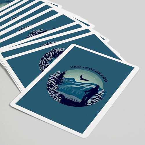 Baraja de Poker Vail Colorado 52 Cartas Adultos miniatura 5