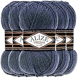 Versátil: el hilo de tejer de 25% lana auténtica y 75% acrílico es adecuado para la fabricación de ropa de bebé, moda infantil, almohadas, bufandas, guantes, bucles de calcetines, manta o manta de bebé, para bebé, gorro y mucho más. También ideal como regalo hecho a mano